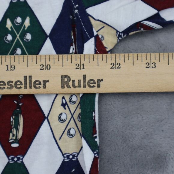 Roundtree Yorke Shirt Mens L Multicolor Short Sleeve Collared Button Cotton Polo - Picture 6 of 16